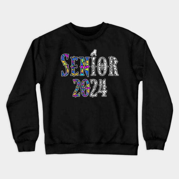 Class of 2024 Senior Gifts Funny Seniors 2024 Crewneck Sweatshirt by KsuAnn